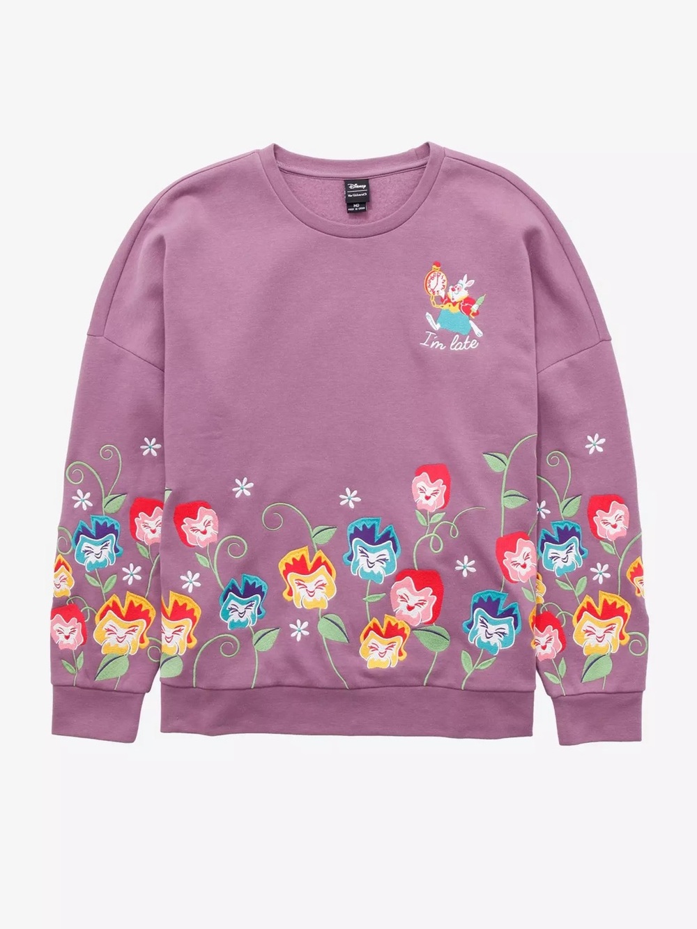 Our Universe Disney Alice in Wonderland Flower Crewneck - BoxLunch Exclusive